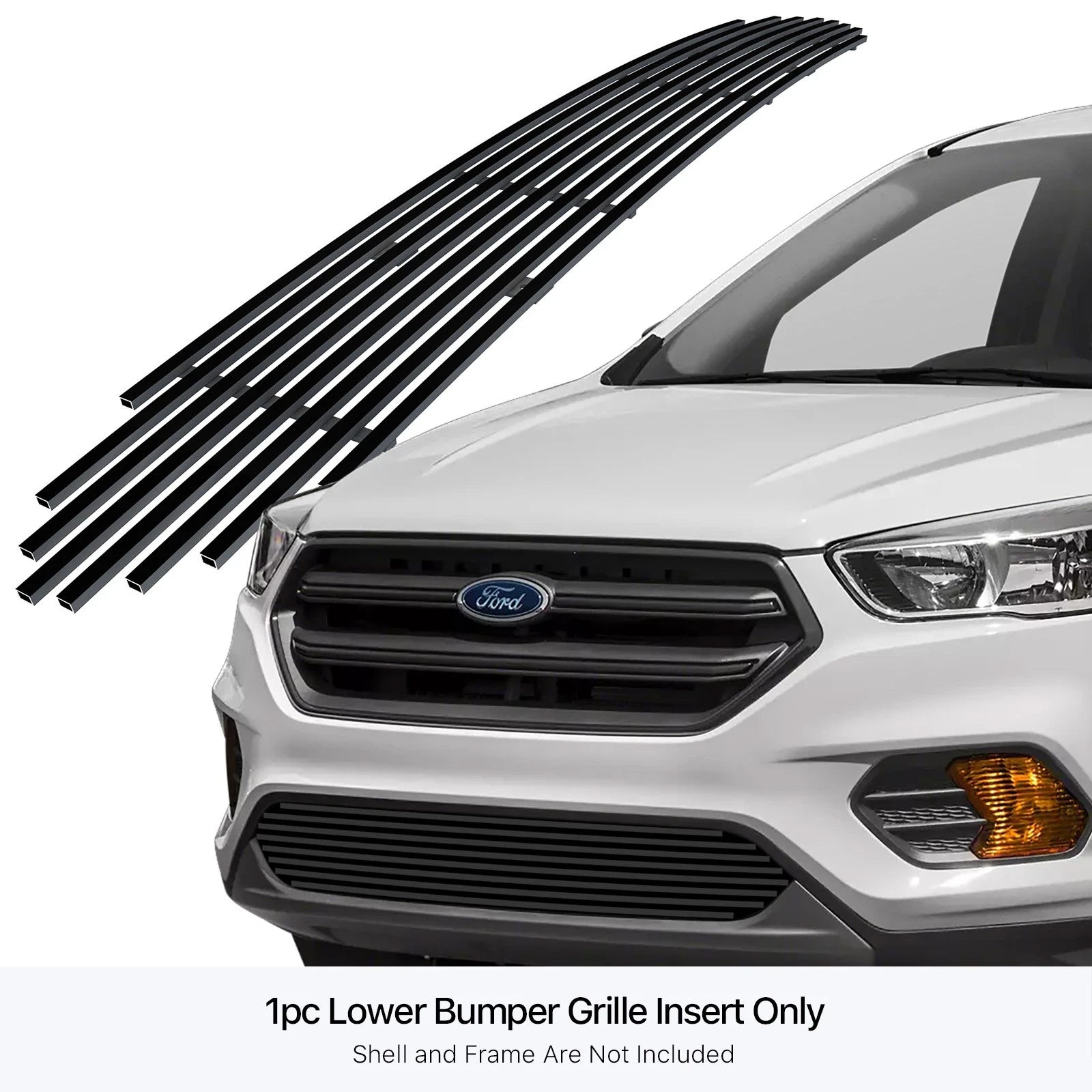 Stainless Black Billet Grille Insert for Ford Escape (2017-2019)