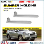 Set of 2 Chrome Fog Light Bumper Trim for Subaru Forester (2017–2018)