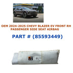 Front Right Side Seat Airbag for Chevy Blazer EV (2024–2025) 85593449