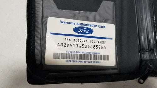 Owners Manual for Mercury Villager (1995) OEM with Case