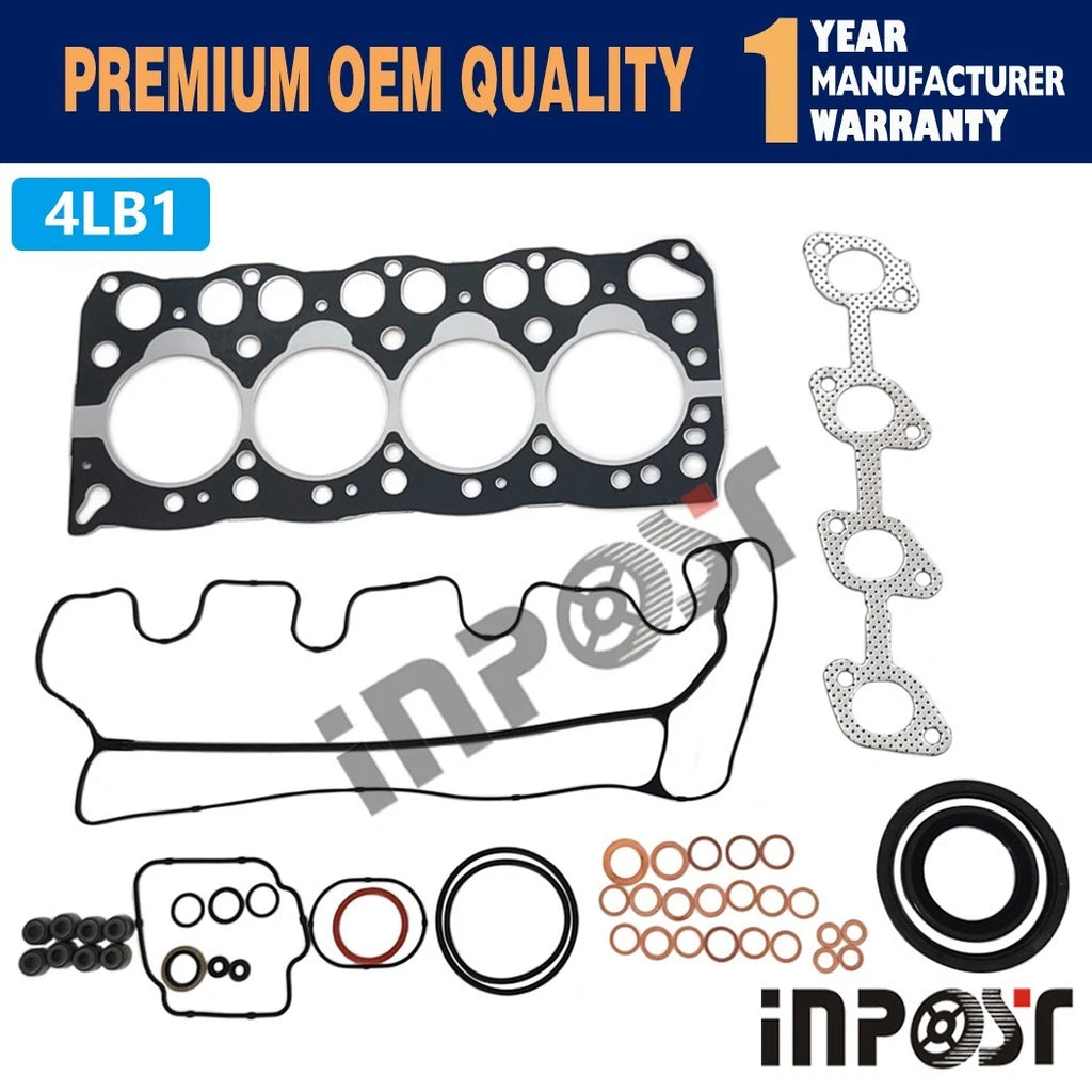 Full Overhaul Gasket Kit for Isuzu TCM FD15 FD18 FD19 (4LB1 4LB1T)