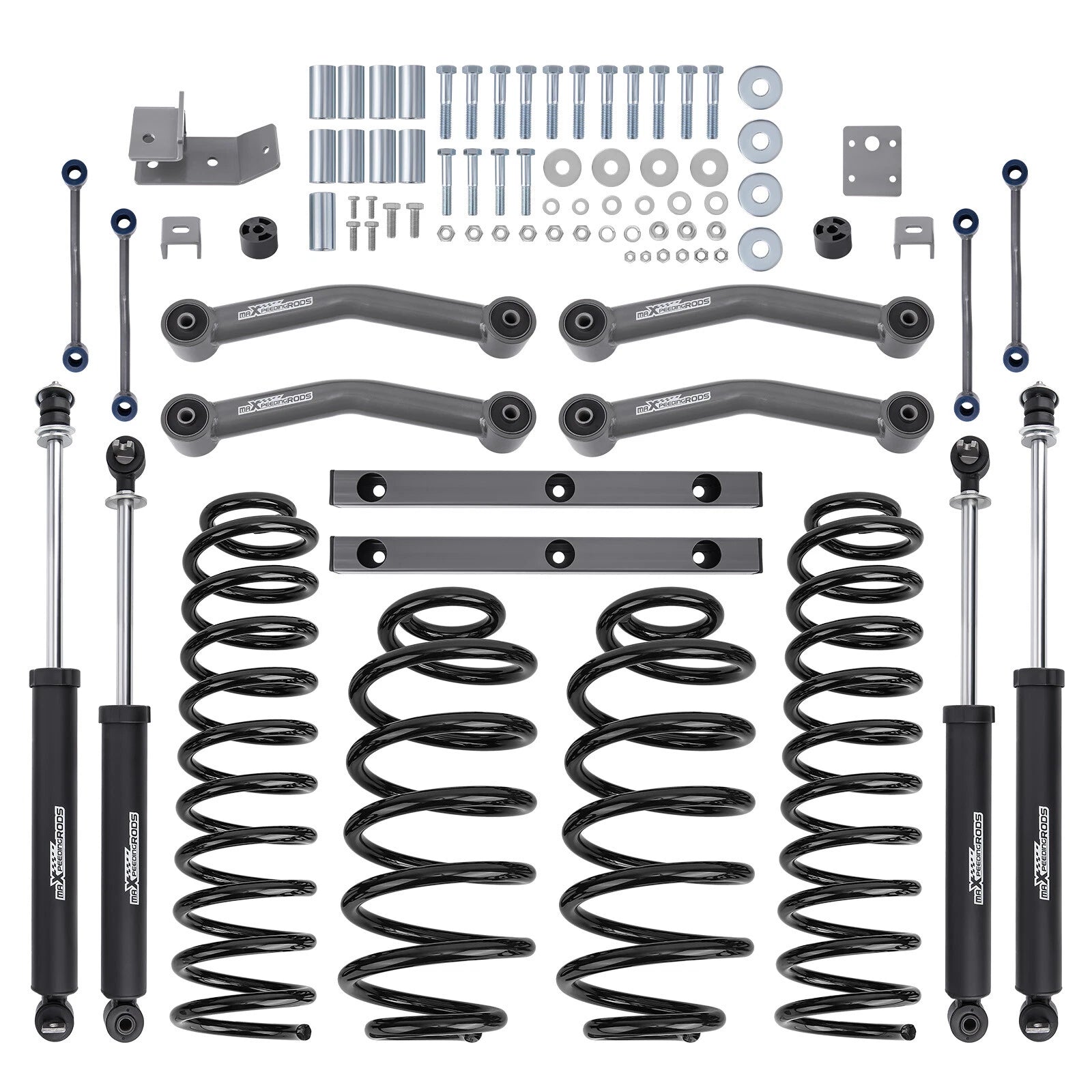 4" Lift Kit with Shock Absorbers for Jeep Wrangler TJ (2003–2006)