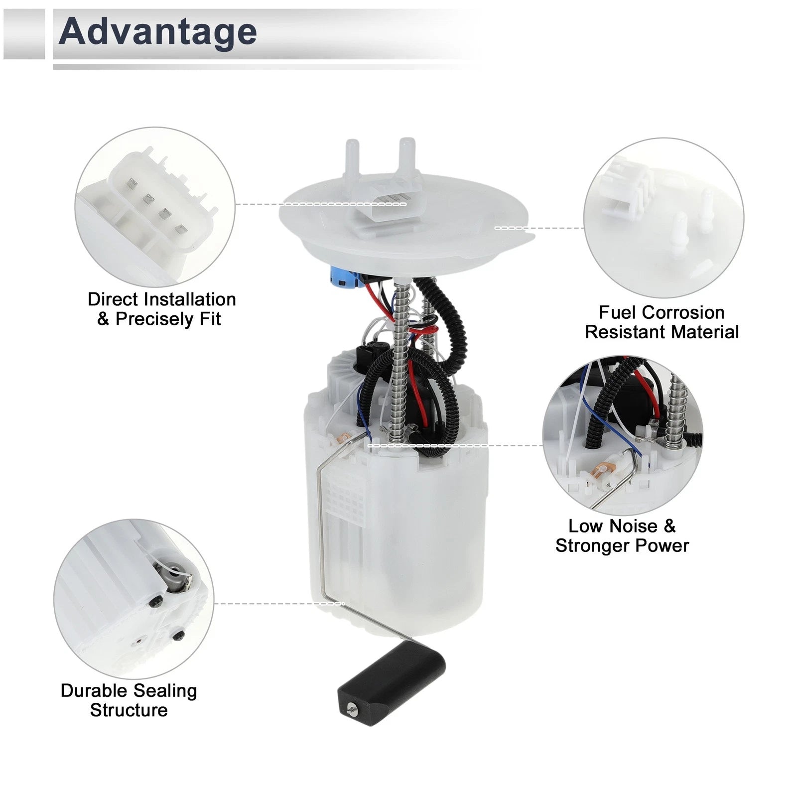Fuel Pump Assembly for Chevrolet Spark (2013–2015) No. 691688679