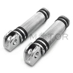Diamond Chrome Footpegs Footrest for Kawasaki Vulcan 900, Suzuki Marauder (1)