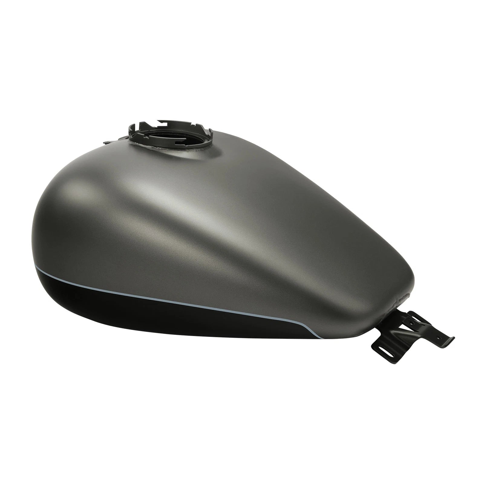 6 Gal Fuel Gas Tank for Harley Touring (2008–2025) Charcoal Denim/Black Denim