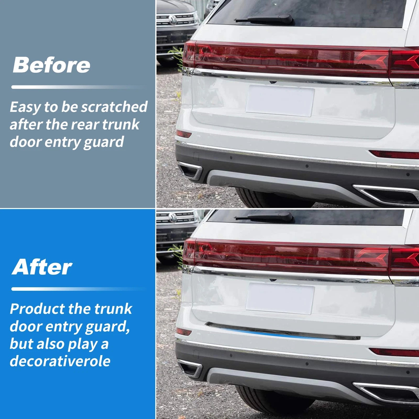 Rear Bumper Guard Protector for Volkswagen Atlas (2018–2025)