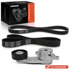 3X Serpentine Belt Drive Component Kit for Ford Escape Fusion (2009–2012)