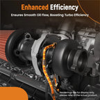 Turbocharger Oil Feed and Drain Return Line for Universal Applications