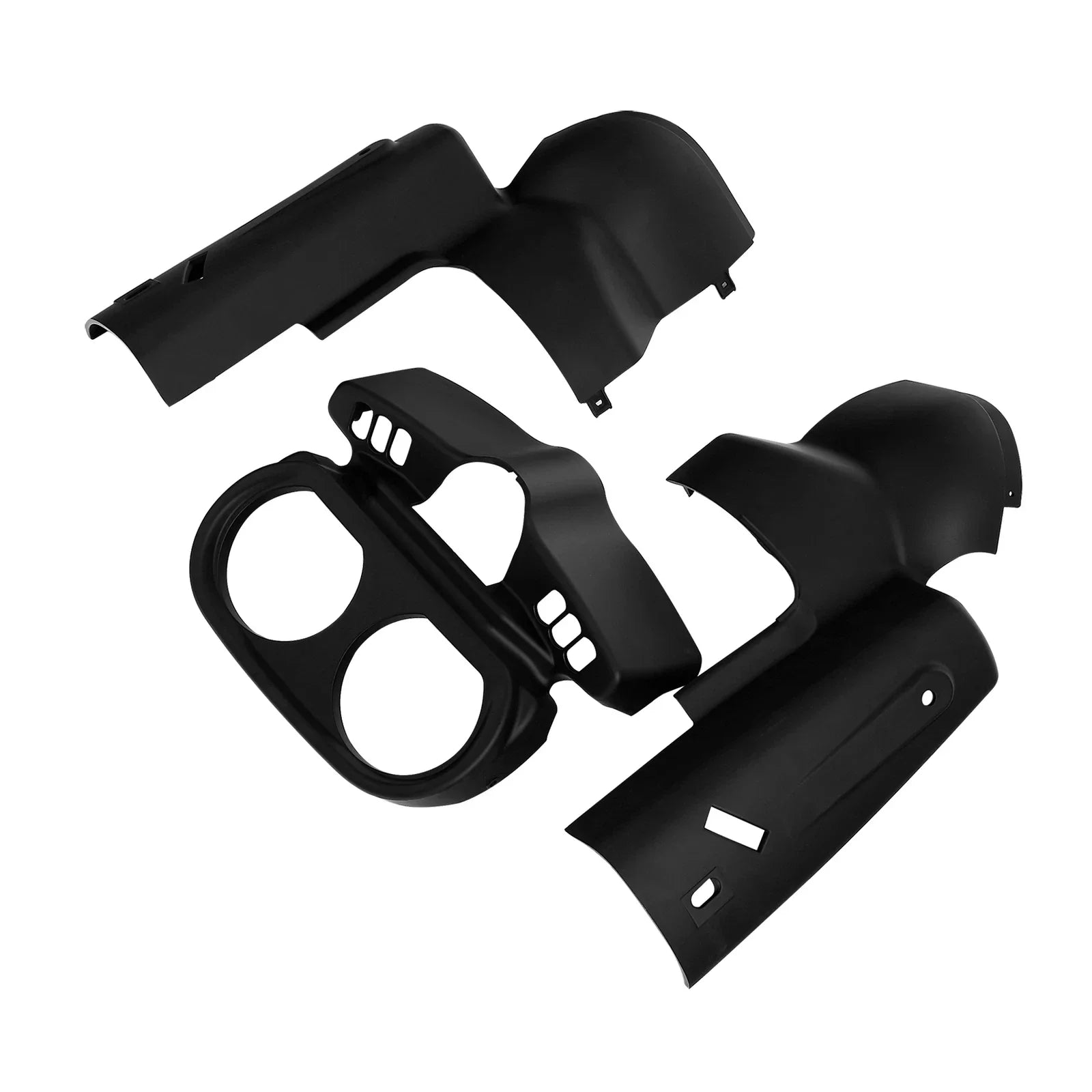 Matte Black Instrument Housing Set for Harley Road Glide (2015-2024)