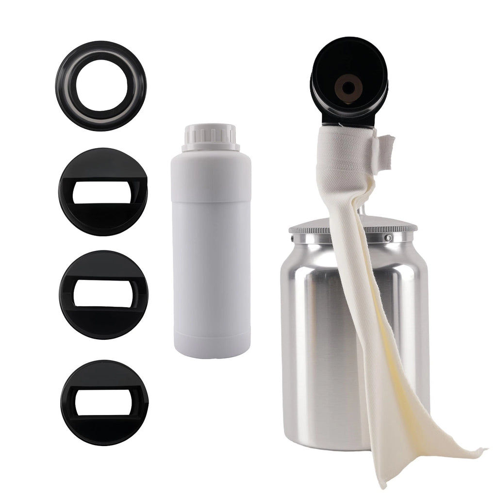 Aluminium Sandblaster Gun with 4 Nozzles for Automotive Use (330ml/s, 2.5 Bar)