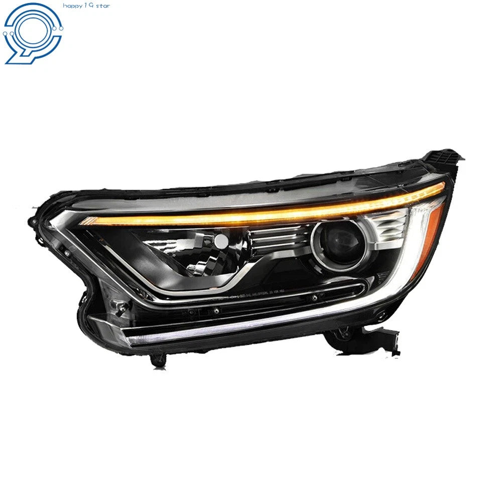 Front Headlight Assembly for Honda CR-V (2017–2022) Halogen Black Left