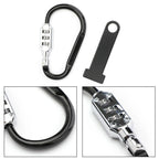 Helmet Lock Quick Release Buckle Fastener for Motorcycle Scooter Bike