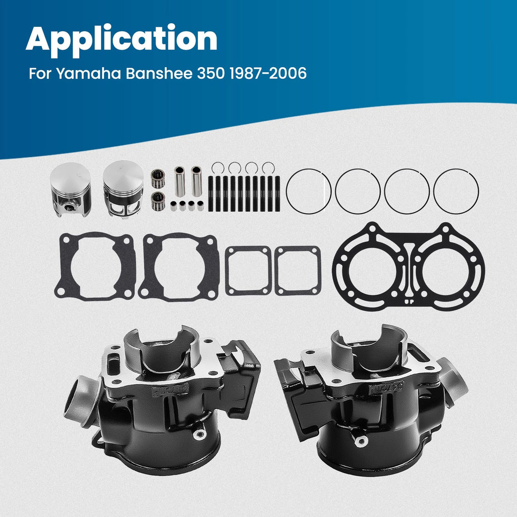 Piston Gasket Kit for Yamaha Banshee 350 YFZ350 (1987–2006) 64mm Bore
