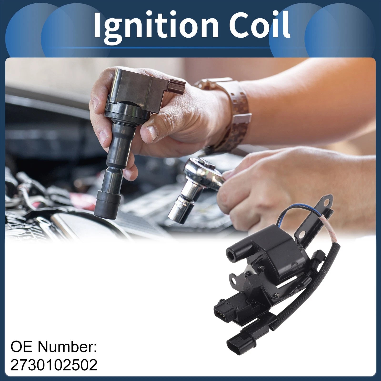 Ignition Coil Pack No.2730102502 for Hyundai Atos (1998–2000)