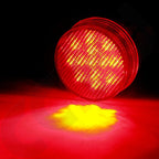 2X 2.5" Round LED Side Marker Clearance Light for Trailer (13 LEDs)