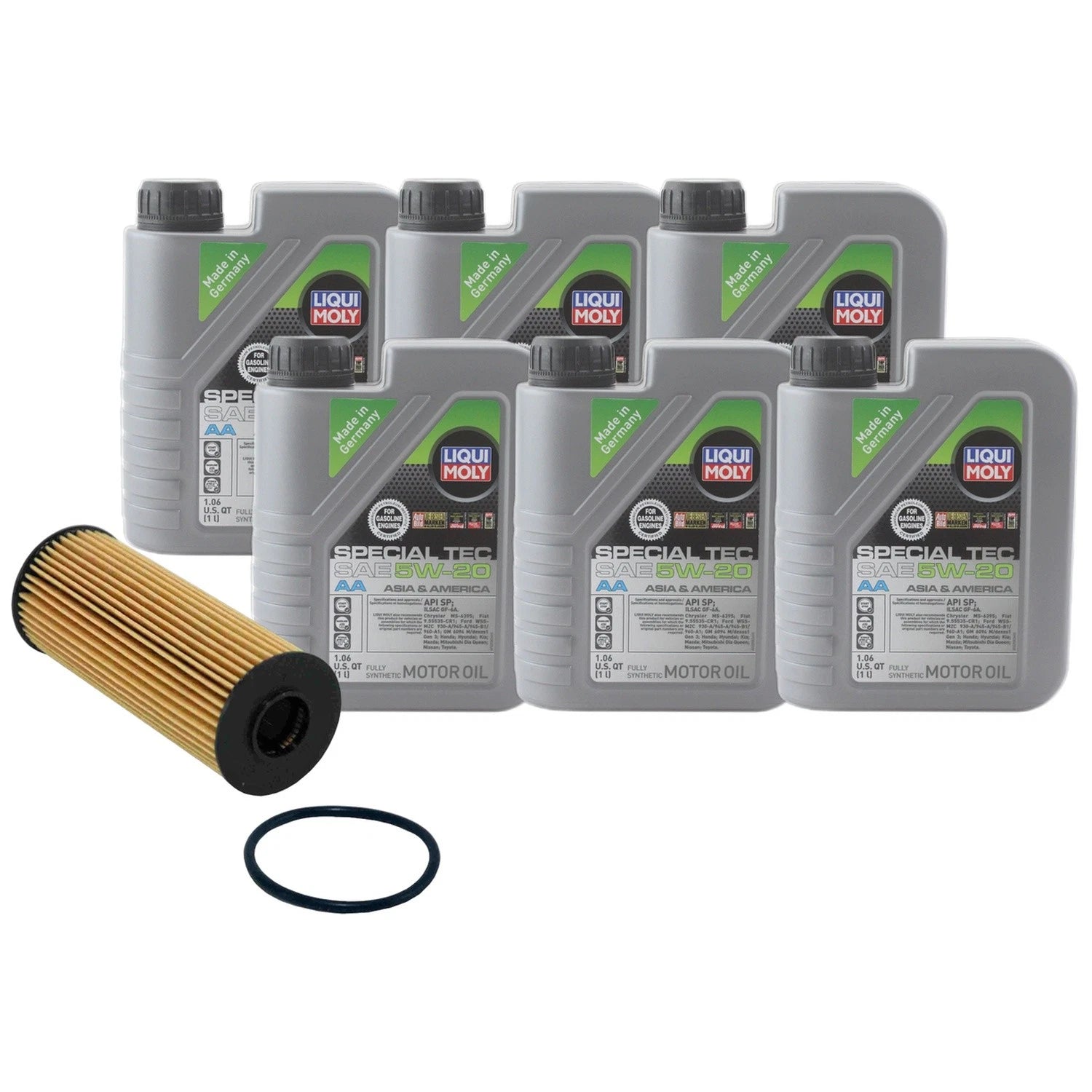 6L Liqui Moly Special Tec AA 5W20 Engine Oil Change Kit for 1500, 300 Avenger (2008–2014)
