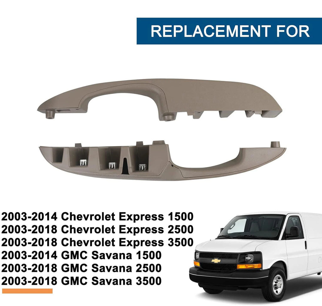 Inside Pull Door Handle Armrest Pair for Chevrolet Express Van (2003-2019)