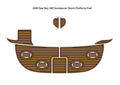 Swim Platform Pad for Sea Ray 340 Sundancer (2000) - EVA Foam Teak Deck Flooring