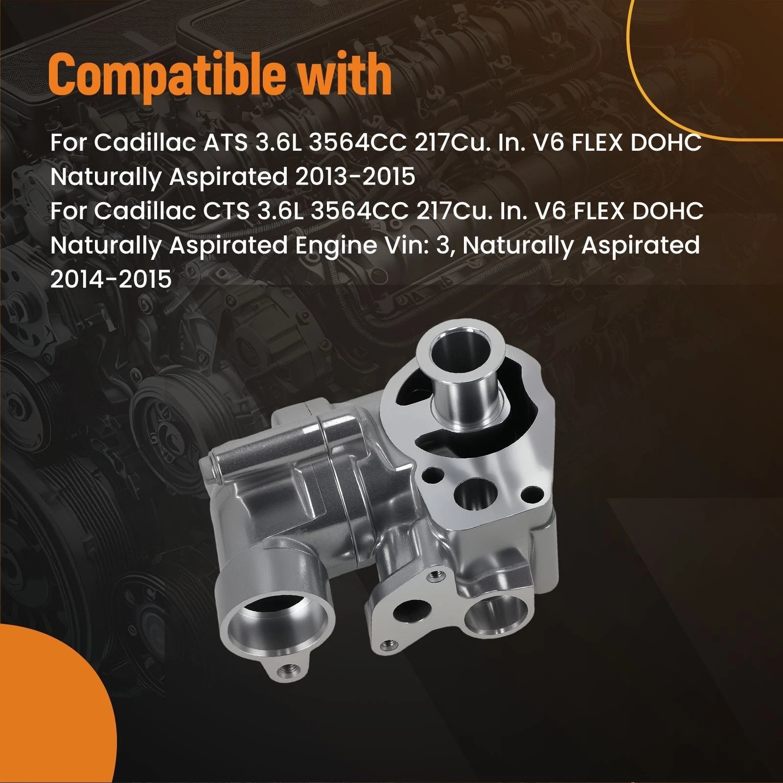 Thermostat Housing for Chevrolet Camaro (2010–2015) 12620254 902-2078 1020180