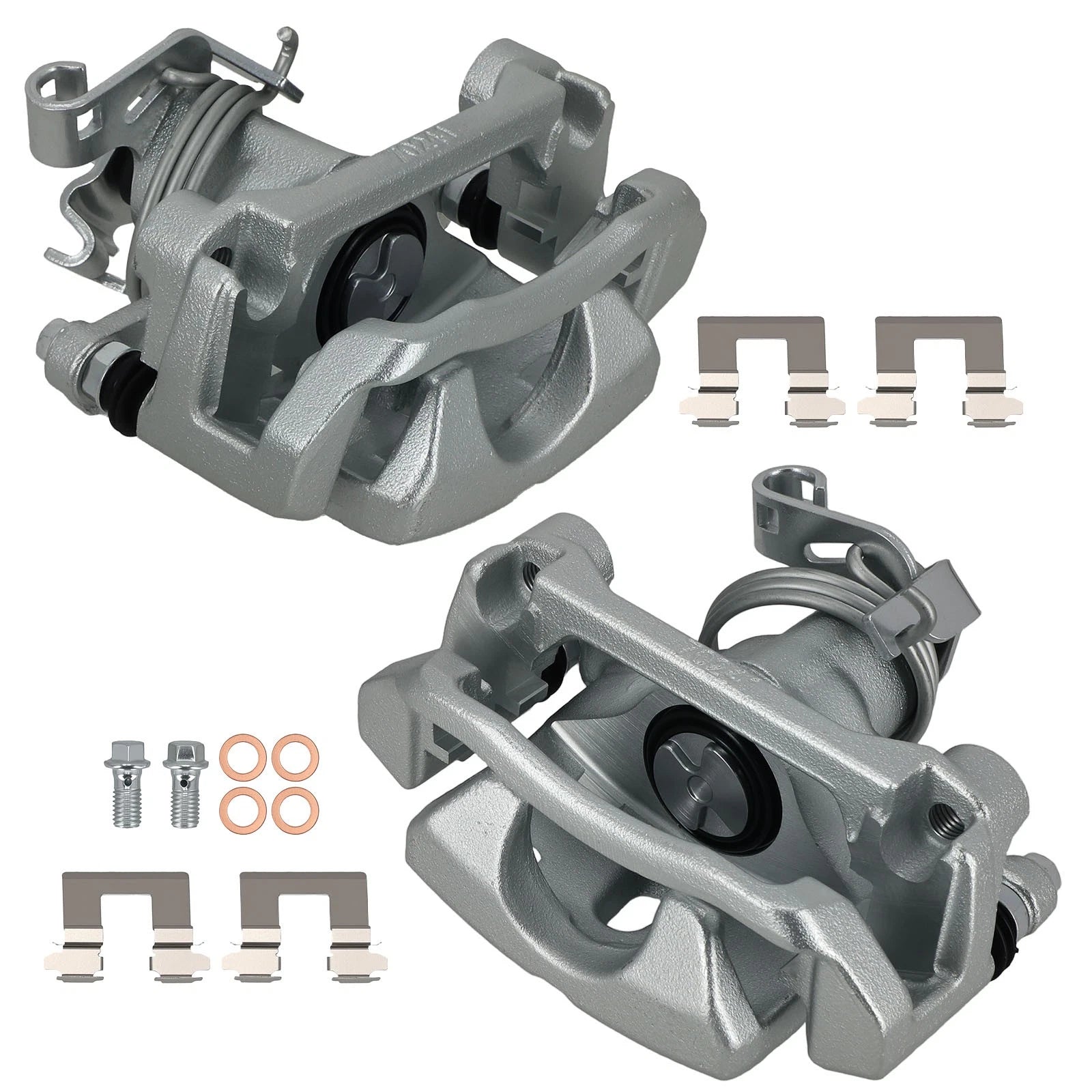 Set of 2 Rear Disc Brake Calipers for Chevy Uplander/Pontiac Montana (2005–2009)