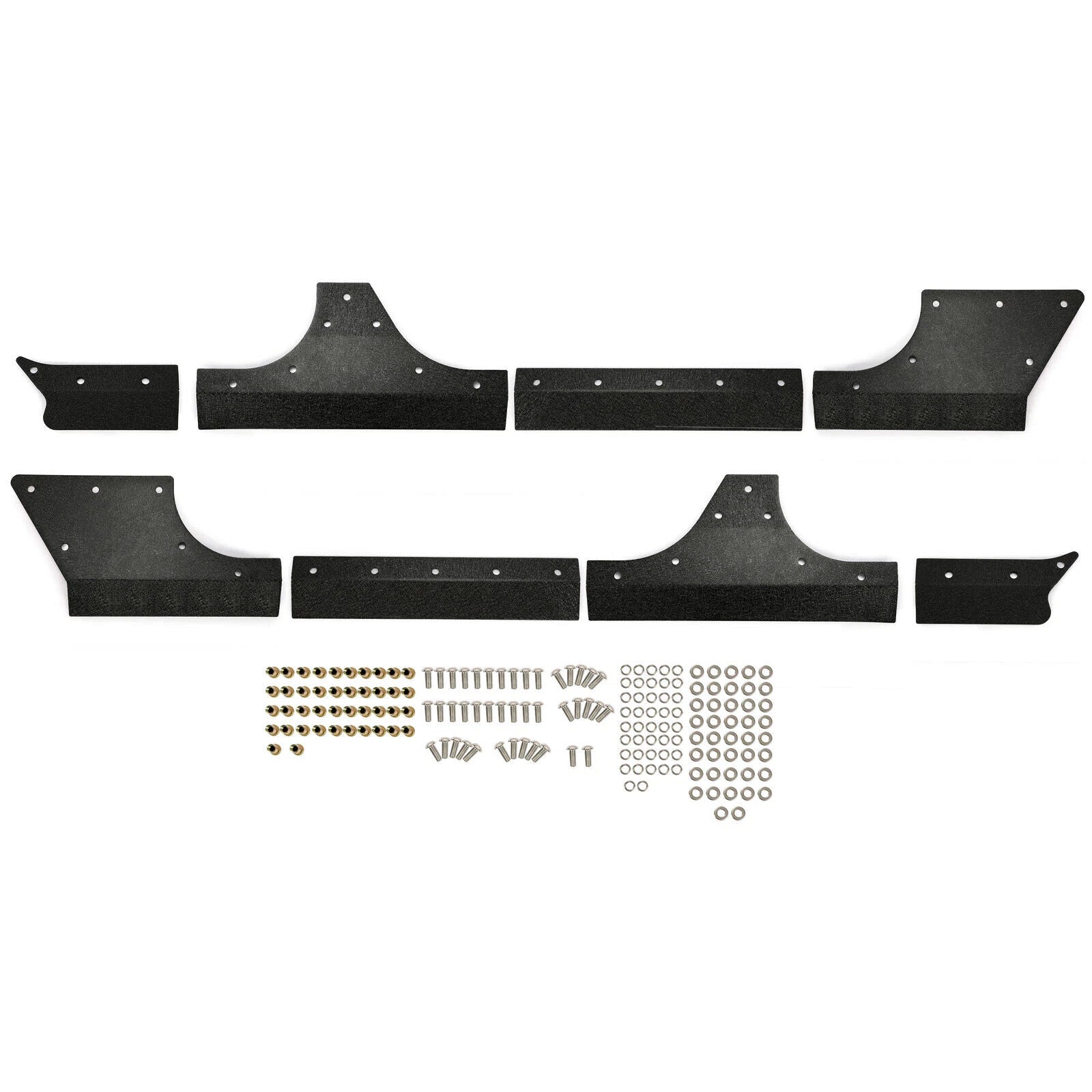 Steel Door Body Armor Cladding Rocker Guards for Jeep Wrangler JK (2007–2018)