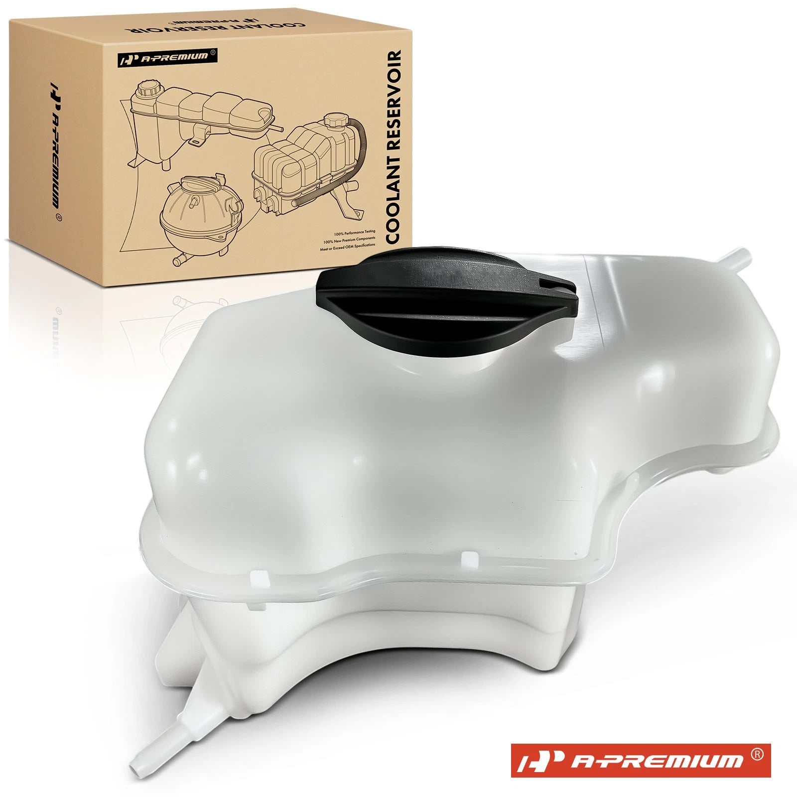 Engine Coolant Reservoir w/Cap for Hyundai Sonata (2011–2014) Kia Optima (2011–2014)