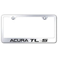 Type S on Stainless Steel License Plate Frame - Officially Licensed for Acura TL