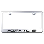 Type S on Stainless Steel License Plate Frame - Officially Licensed for Acura TL