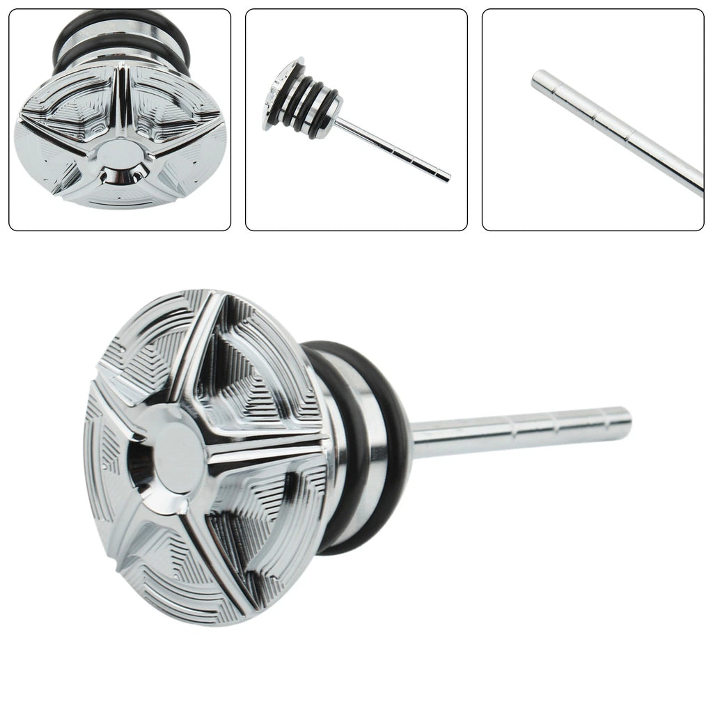 Oil Dipstick Tank Cap Plug for Softail (1984–1999), Sportster (1982–2003)