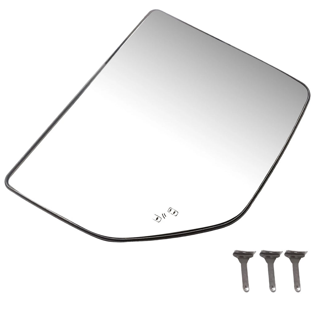 Heated Passenger Side Mirror Glass Assembly FL3Z17K707D for Ford F-250 F-350 (2017–2023)