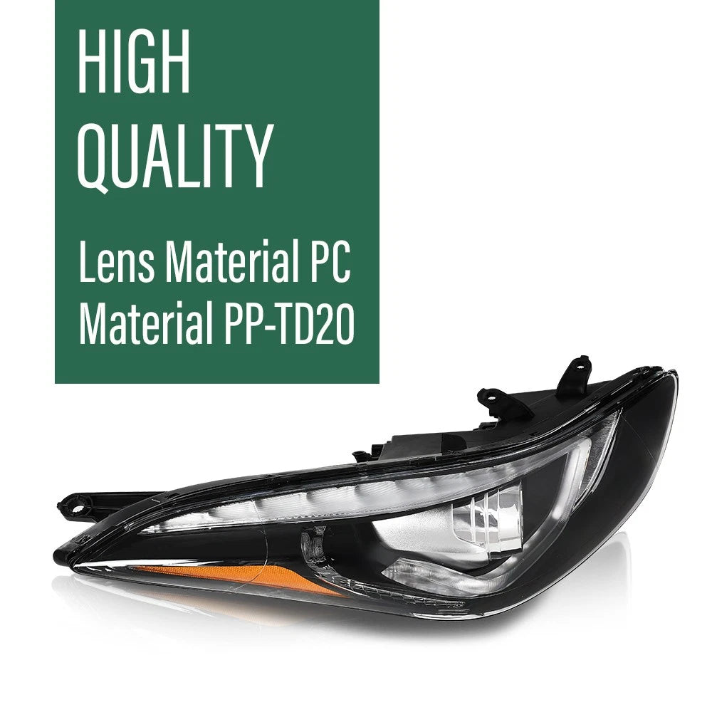 LED DRL Projector Headlights for Hyundai Elantra (2014–2016)