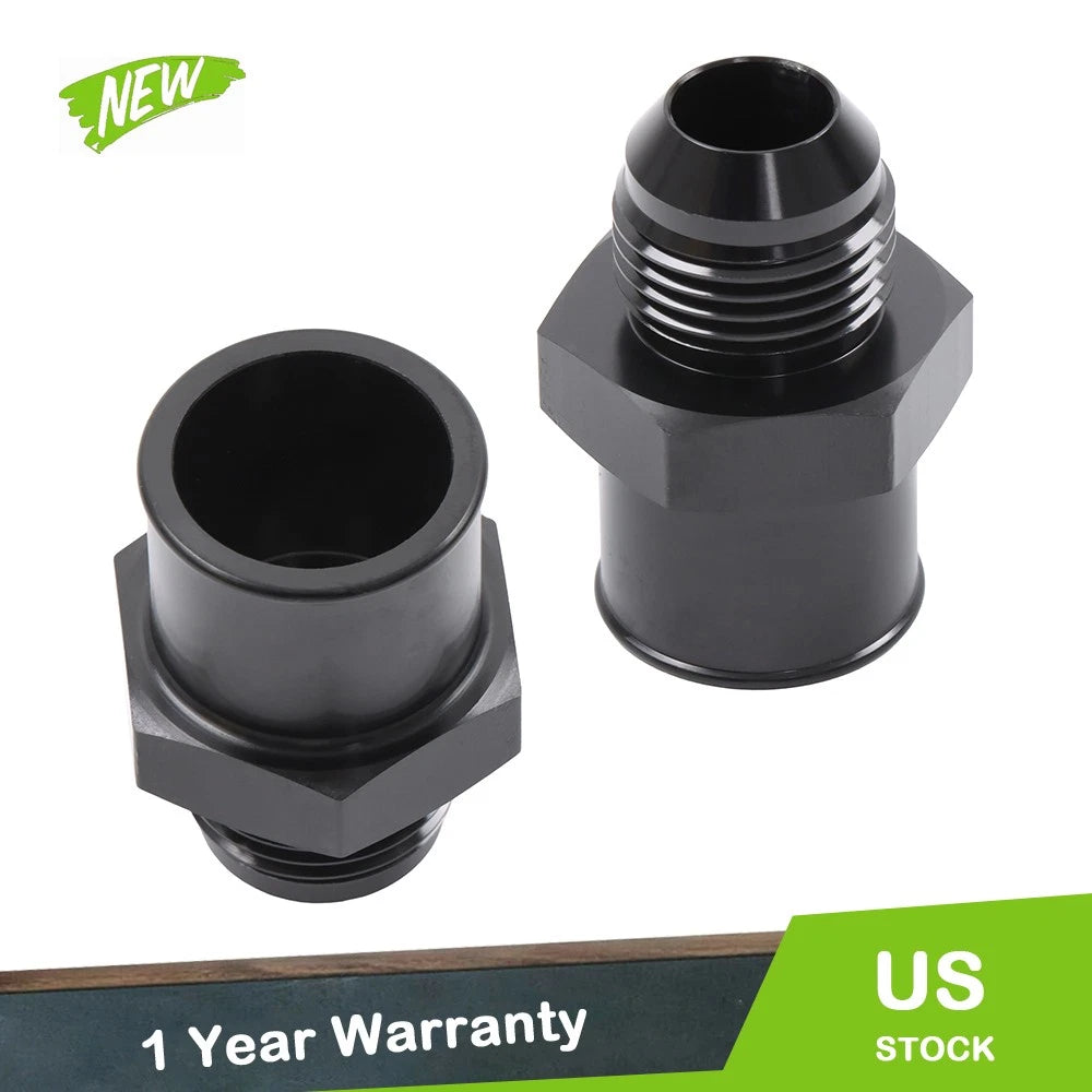 1 Pair 10AN Valve Cover Adapter Fittings for SBC (34-00031)