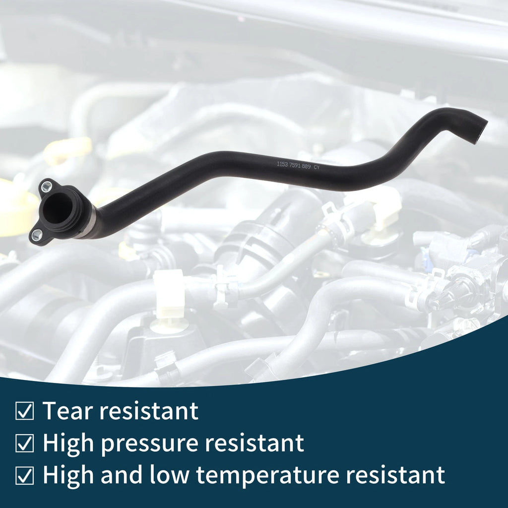 Radiator Hose No. 11537591889 for BMW X3 3.0L (2009–2017)
