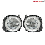 Set of 2 Projector Headlights for Jeep Renegade (2015–2018) Halogen