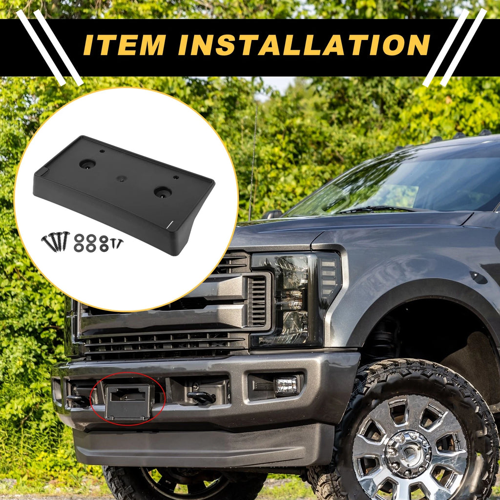 Set of 1 Front Bumper License Plate Bracket Holder for Dodge Ram 1500 (2018–2023)