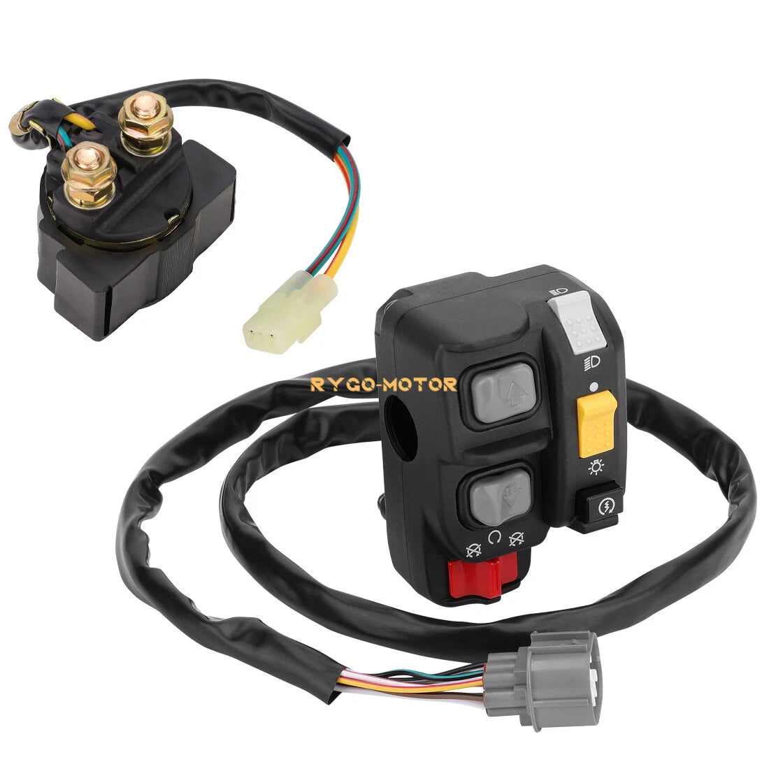 Handlebar & Starter Relay Switch for Honda Rancher 350 ES TRX350TE/FE (2000–2005)
