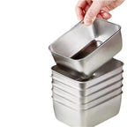 2X Stainless Steel Food Storage Containers Leak Proof Airtight Lunch Boxes