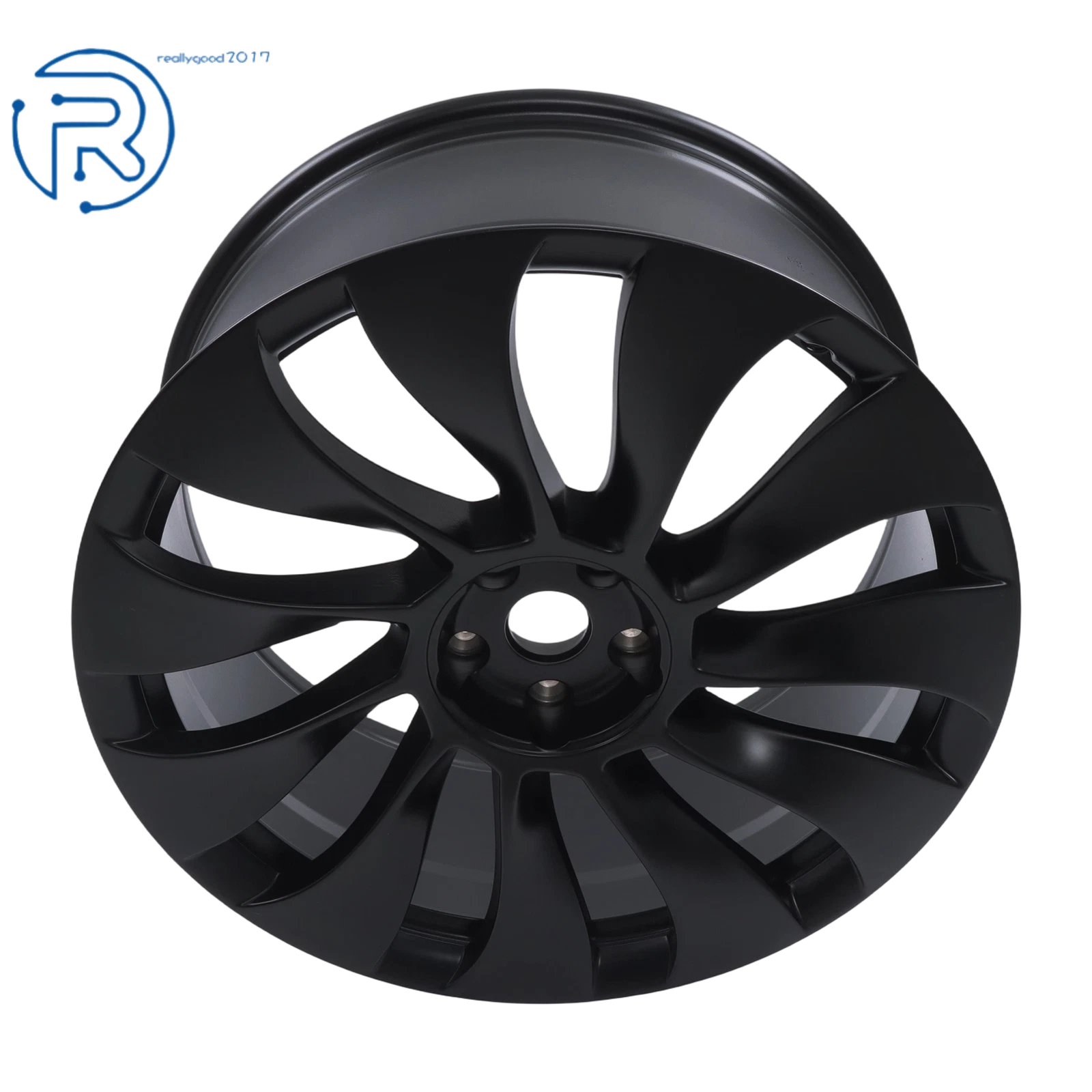 21" x 9.5" Matte Black Wheel Rim for Tesla Model Y (2020–2024)