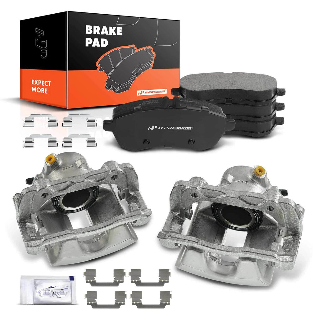 Front Brake Caliper & Ceramic Pad for Benz W204 C-Class (2007–2014)