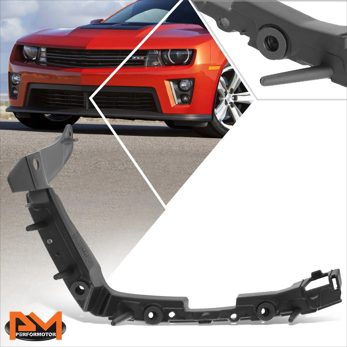 Front Left Side Bumper Bracket for Chevrolet Camaro Z/28 (10-25)