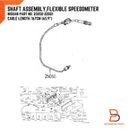 Speedometer Cable for Nissan Navara D21 88-96