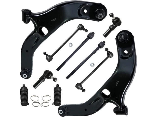 Front Control Arm Ball Joint Tie Rod Sway Bar Link Kit for Protege (1999–2003)