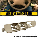 Front Left Window Switch Panel Bezel Trim for Toyota Corolla (1998–2002) Beige EXV