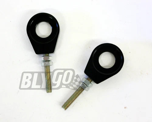 Set of 4 Black 12mm Chain Adjuster Bolts for PIT PRO Trail Quad ATV