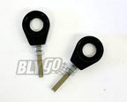 Set of 4 Black 12mm Chain Adjuster Bolts for PIT PRO Trail Quad ATV