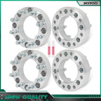 4X 2" Wheel Adapters 8x180 to 8x170 14x1.5 for Chevrolet Silverado 2500 3500 HD (2001–2023)