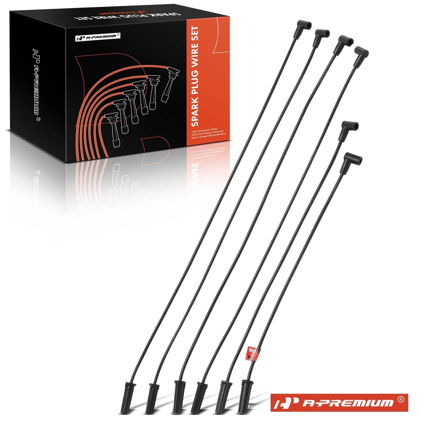Set of 6 Spark Plug Wires for Buick Park Avenue (1996–1999)