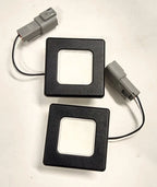 Set of 2 Hella IP6K7 Warm White LED Square Courtesy Lamps for Universal (2010–2023)