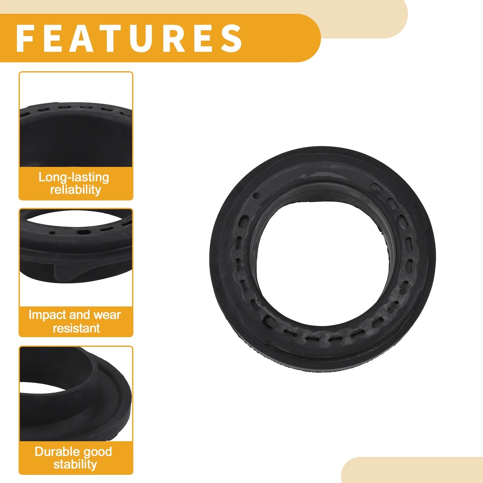 Lower Coil Spring Insulator No. 31336857002 for BMW X6 (2008–2019) Rubber