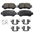 Set of 4 Akebono ProACT Ultra Premium Ceramic Rear Disc Brake Pads for Mazda CX-3, CX-5 (2016–2021)